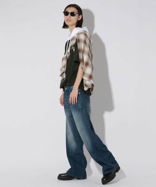 LAKOLE(ラコレ)の「オバケTEEパーカー / 662049(パーカー・メンズ・ホワイト/ブラック/ブルー・LARGE/MEDIUM)」の7枚目の写真