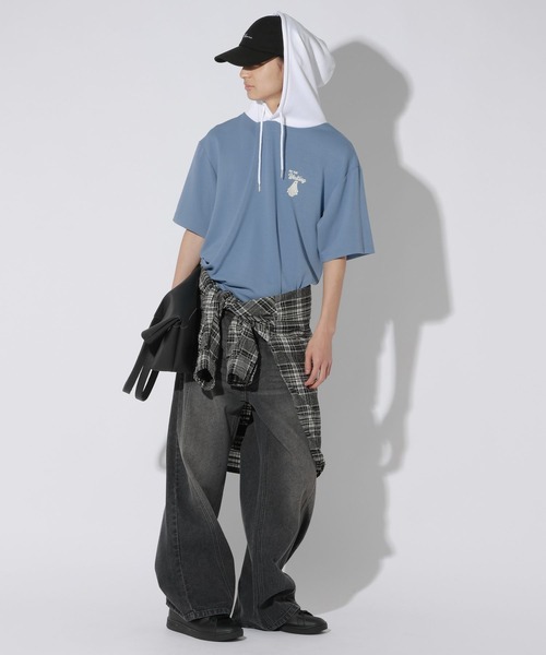 LAKOLE(ラコレ)の「オバケTEEパーカー / 662049(パーカー・メンズ・ホワイト/ブラック/ブルー・LARGE/MEDIUM)」の13枚目の写真