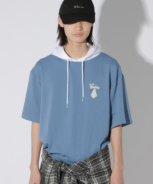 LAKOLE(ラコレ)の「オバケTEEパーカー / 662049(パーカー・メンズ・ホワイト/ブラック/ブルー・LARGE/MEDIUM)」の15枚目の写真