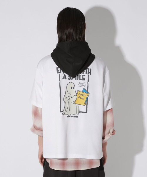 LAKOLE(ラコレ)の「オバケTEEパーカー / 662049(パーカー・メンズ・ホワイト/ブラック/ブルー・LARGE/MEDIUM)」の18枚目の写真