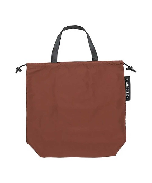BEAMS DESIGN(ビームス デザイン)の「ポケッタブルエコバック(エコバッグ/サブバッグ・メンズ・ライトグリーン/ブラウン/ローズ・FREE)」の2枚目の写真