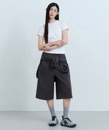 [UVプロテクション] レディース スリム クルーネック Tシャツ [ホワイト]