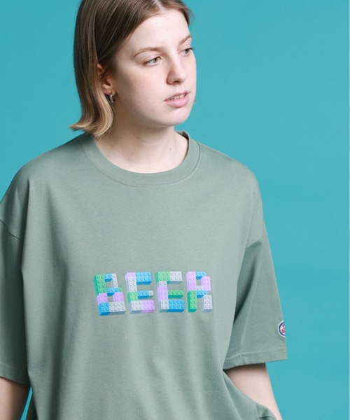 JACKROSE(ジャックローズ)の「YOIDORE ブロック ビール TEE(Tシャツ/カットソー・メンズ・ホワイト/ライトグリーン・L/XL/M)」の2枚目の写真