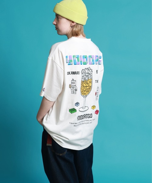 JACKROSE(ジャックローズ)の「YOIDORE ブロック ビール TEE(Tシャツ/カットソー・メンズ・ホワイト/ライトグリーン・L/XL/M)」の12枚目の写真