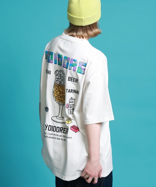 JACKROSE(ジャックローズ)の「YOIDORE ブロック ビール TEE(Tシャツ/カットソー・メンズ・ホワイト/ライトグリーン・L/XL/M)」の10枚目の写真