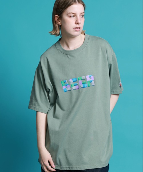 JACKROSE(ジャックローズ)の「YOIDORE ブロック ビール TEE(Tシャツ/カットソー・メンズ・ホワイト/ライトグリーン・L/XL/M)」の21枚目の写真