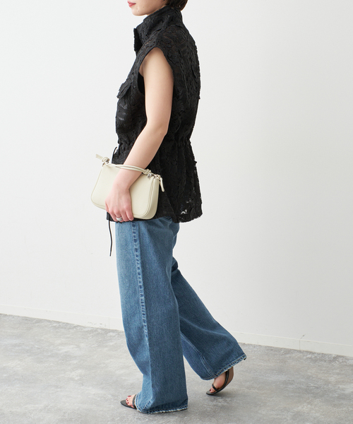 Spick & Span(スピックアンドスパン)の「《一部店舗+WEB限定》LAYAS/レイヤーズ レースベスト(ベスト・レディース・ホワイト/ブラック・FREE)」の9枚目の写真