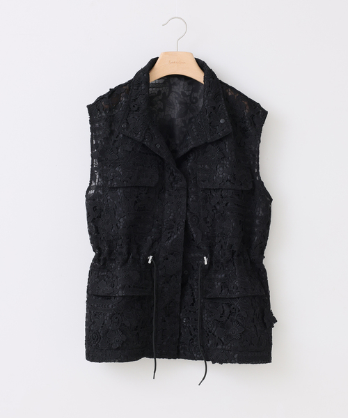 Spick & Span(スピックアンドスパン)の「《一部店舗+WEB限定》LAYAS/レイヤーズ レースベスト(ベスト・レディース・ホワイト/ブラック・FREE)」の16枚目の写真