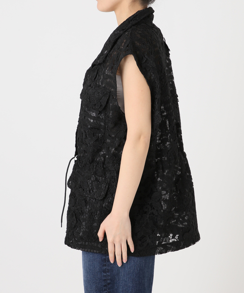 Spick & Span(スピックアンドスパン)の「《一部店舗+WEB限定》LAYAS/レイヤーズ レースベスト(ベスト・レディース・ホワイト/ブラック・FREE)」の19枚目の写真