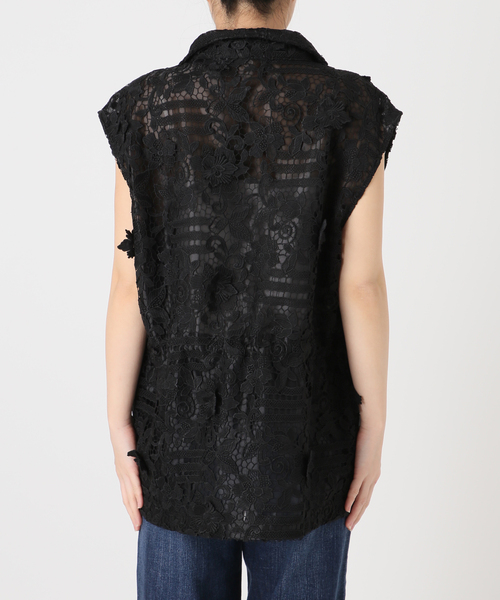 Spick & Span(スピックアンドスパン)の「《一部店舗+WEB限定》LAYAS/レイヤーズ レースベスト(ベスト・レディース・ホワイト/ブラック・FREE)」の20枚目の写真