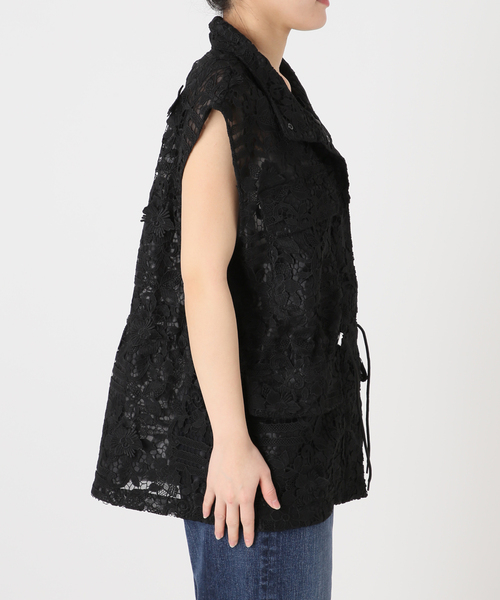 Spick & Span(スピックアンドスパン)の「《一部店舗+WEB限定》LAYAS/レイヤーズ レースベスト(ベスト・レディース・ホワイト/ブラック・FREE)」の21枚目の写真