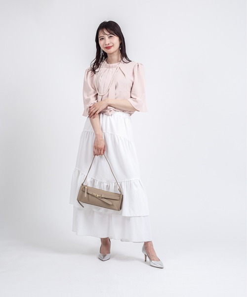 AULENTTI(オウレンティ)の「【AULENTTI/オウレンティ】横長 ショルダーバッグ 肩掛け ハンドバッグ 2WAY(ショルダーバッグ・レディース・ベージュ系その他/ブラウン/ダークブラウン/オリーブ/ブラック・FREE)」の22枚目の写真