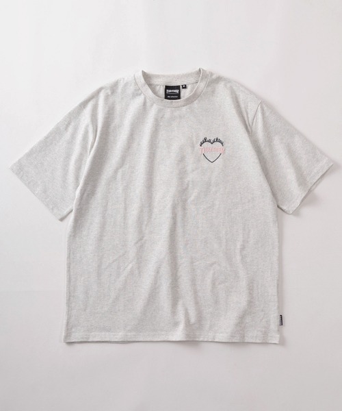 THRASHER(スラッシャー)の「【70】 【THRASHER/スラッシャー】ワンポイント刺繍 ファイヤーハートロゴ バックプリント クルーネックTシャツ ユニセックス(Tシャツ/カットソー・メンズ・ホワイト/ブラック/アッシュグレー・L/M/S)」の8枚目の写真