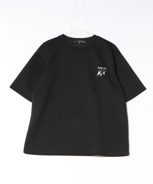 8(eight)(エイト)の「ワンポイント刺繍アソートTシャツ(Tシャツ/カットソー・メンズ・ホワイト/ブラック/ブラック系その他/ホワイト系その他3/ブラック系その他3/ブラック系その他2/ホワイト系その他2/ホワイト系その他・MEDIUM/LARGE)」の5枚目の写真