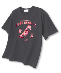 フリースピリット オーバーサイズ 半袖Tシャツ ダークグレー