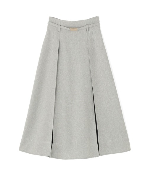 JILL by JILL STUART（ジルバイジルスチュアート）の「シアープリーツドッキングフレスカート（スカート・レディース・グレー/ベージュ/ネイビー・SMALL/MEDIUM）」の6枚目の写真