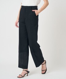 カラミリネンライクワイドパンツ〈セットアップ対応商品〉