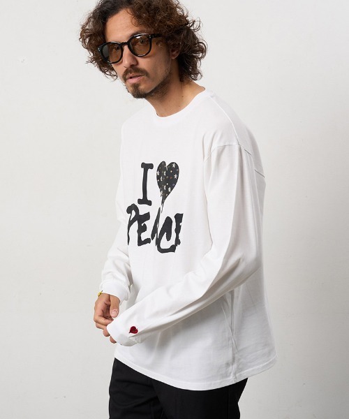 STUD MUFFIN(スタッドマフィン)の「mlt5682- 7ozコットン天竺 カラークリスタルメタルミックスLS Tシャツ(624-02896)(Tシャツ/カットソー・メンズ・ブラック/アッシュ/ホワイト・2/3/4)」の21枚目の写真