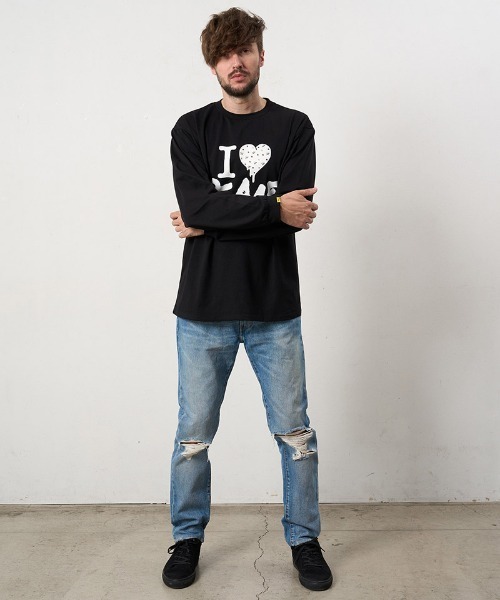 STUD MUFFIN(スタッドマフィン)の「mlt5682- 7ozコットン天竺 カラークリスタルメタルミックスLS Tシャツ(624-02896)(Tシャツ/カットソー・メンズ・ブラック/アッシュ/ホワイト・2/3/4)」の15枚目の写真