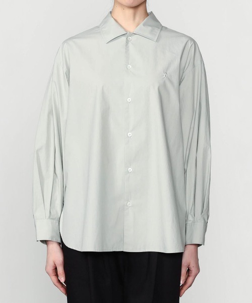 Kinetics(キネティクス)の「Gymphlex Cotton L/S tunic shirt(ジムフレックス コットン 長袖チュニックシャツ)(シャツ/ブラウス・レディース・グレー/ピンク・X-LARGE)」の1枚目の写真