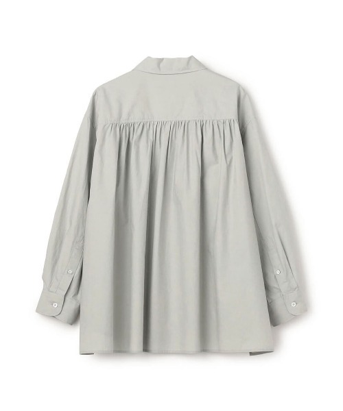 Kinetics(キネティクス)の「Gymphlex Cotton L/S tunic shirt(ジムフレックス コットン 長袖チュニックシャツ)(シャツ/ブラウス・レディース・グレー/ピンク・X-LARGE)」の4枚目の写真