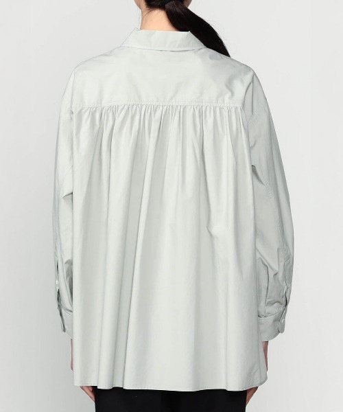Kinetics(キネティクス)の「Gymphlex Cotton L/S tunic shirt(ジムフレックス コットン 長袖チュニックシャツ)(シャツ/ブラウス・レディース・グレー/ピンク・X-LARGE)」の10枚目の写真