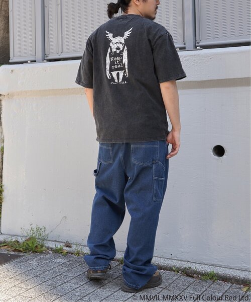 VENCEEXCHANGE（ヴァンスエクスチェンジ）の「Banksy バンクシー Keep it real スノーウォッシュTシャツ（Tシャツ/カットソー・メンズ・グレー/ブラック/ブラウン・LL/L/M）」の10枚目の写真