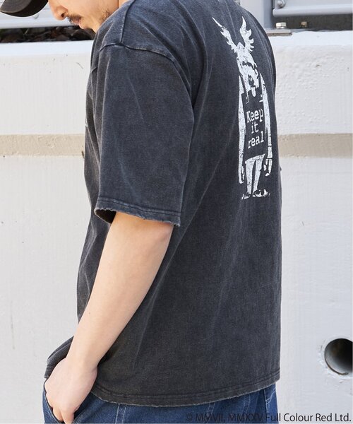 VENCEEXCHANGE（ヴァンスエクスチェンジ）の「Banksy バンクシー Keep it real スノーウォッシュTシャツ（Tシャツ/カットソー・メンズ・グレー/ブラック/ブラウン・LL/L/M）」の12枚目の写真