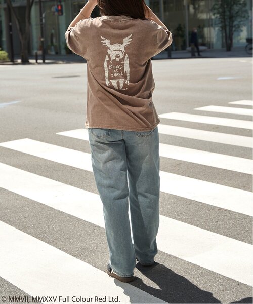 VENCEEXCHANGE（ヴァンスエクスチェンジ）の「Banksy バンクシー Keep it real スノーウォッシュTシャツ（Tシャツ/カットソー・メンズ・グレー/ブラック/ブラウン・LL/L/M）」の16枚目の写真