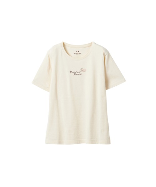 McGREGOR(マックレガー)の「スタンプ風プリントT(Tシャツ/カットソー・レディース・アイボリー/ライトブルー/ピンク系その他・M/L)」の16枚目の写真