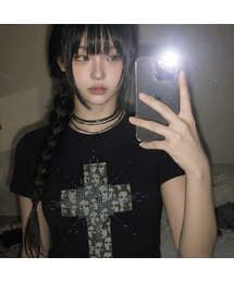 [ユニセックス]LUMINANCE スリム 半袖Tシャツ_2色