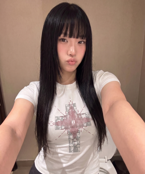 GRAVER（グレーバー）の「[ユニセックス]LUMINANCE スリム 半袖Tシャツ_2色（Tシャツ/カットソー・レディース・ブラック/ホワイト・X-SMALL）」の4枚目の写真