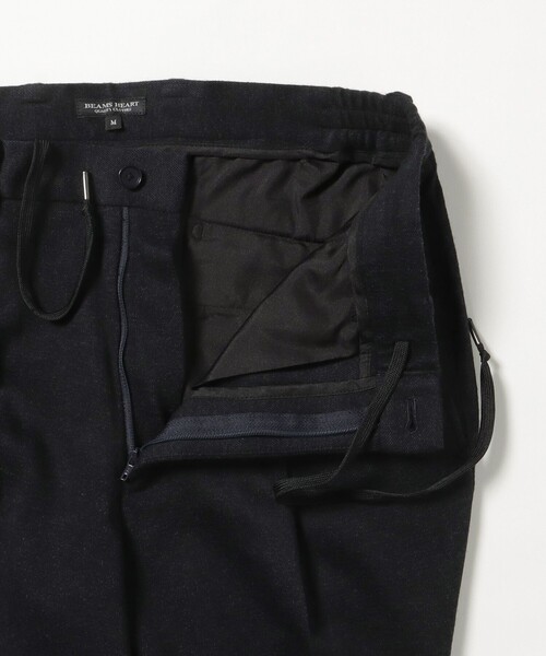 BEAMS HEART(ビームスハート)の「ウール ジャージ イージー スラックス(セットアップ対応)(スラックス・メンズ・チャコールグレー/ネイビー・X-LARGE/LARGE/MEDIUM/SMALL)」の7枚目の写真