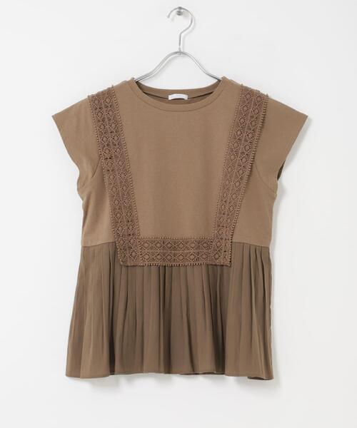 ITEMS URBANRESEARCH(アイテムズ アーバンリサーチ)の「レーストリムプルオーバー(Tシャツ/カットソー・レディース・ブラック/ホワイト/ブラウン・FREE)」の5枚目の写真