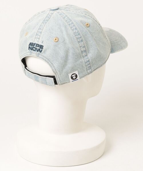 AAPE BY A BATHING APE(エーエイプバイアベイシングエイプ)の「AAPE NOW DENIM CAP(キャップ・メンズ・ライトブルー・FREE)」の6枚目の写真