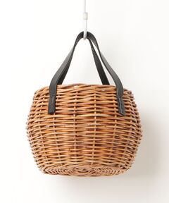 BAGMATI/バグマティ】レザーハンドルカゴバッグ【WEB限定】（かご