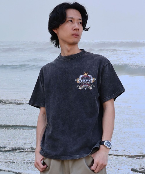 ムラサキスポーツ（ムラサキスポーツ）の「【ムラサキスポーツ限定】MURASAKI ムラサキ × LOST ロスト 半袖 Tシャツ コラボレーション M LM6S-2101（Tシャツ/カットソー・メンズ・グレイッシュブルー/ホワイト/ブラック・M/L/XL）」の8枚目の写真