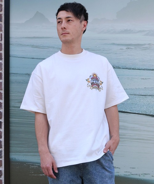 ムラサキスポーツ（ムラサキスポーツ）の「【ムラサキスポーツ限定】MURASAKI ムラサキ × LOST ロスト 半袖 Tシャツ コラボレーション M LM6S-2101（Tシャツ/カットソー・メンズ・グレイッシュブルー/ホワイト/ブラック・M/L/XL）」の4枚目の写真