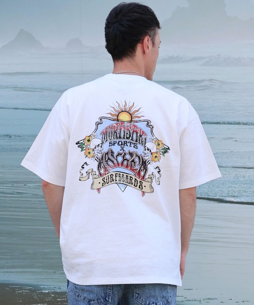 ムラサキスポーツ（ムラサキスポーツ）の「【ムラサキスポーツ限定】MURASAKI ムラサキ × LOST ロスト 半袖 Tシャツ コラボレーション M LM6S-2101（Tシャツ/カットソー・メンズ・グレイッシュブルー/ホワイト/ブラック・M/L/XL）」の5枚目の写真