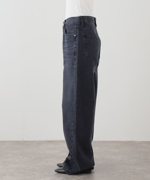 AP STUDIO(エーピーストゥディオ)の「【DALA / ダラ】Relux straight jeans(デニムパンツ・レディース・ブラック・26/27/25/28)」の14枚目の写真