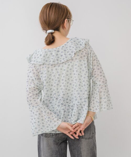 RETRO GIRL(レトロガール)の「アソートCTフリルカーデ(シャツ/ブラウス・レディース・ブルー系その他/ホワイト系その他/オフホワイト・FREE)」の13枚目の写真