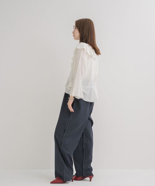 RETRO GIRL(レトロガール)の「アソートCTフリルカーデ(シャツ/ブラウス・レディース・ブルー系その他/ホワイト系その他/オフホワイト・FREE)」の17枚目の写真