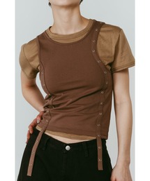2piece layered tank tee
