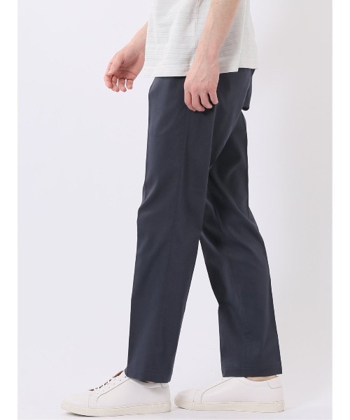 TAKA-Q(タカキュー)の「パンツ メンズ ストレッチ クールマックス スリム トラウザー テーパード ノータック テーパード 綿混 ドビー(チノパンツ・メンズ・グレー系その他2/ネイビー・S/MEDIUM/LARGE/X-LARGE)」の13枚目の写真