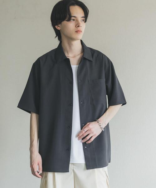 SENSE OF PLACE by URBAN RESEARCH(センスオブプレイスバイアーバンリサーチ)の「『イージーケア/速乾』リネンライクレギュラーカラーシャツ(シャツ/ブラウス・メンズ・ブラック/アイボリー/ブルー・MEDIUM/LARGE)」の15枚目の写真