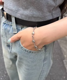 mebole（メボレ）の「silver heart bracelet（ブレスレット）」