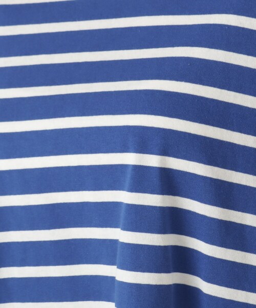 one'sterrace(ワンズテラス)の「【リンネル7月号掲載】コットンボーダー半袖プルオーバー(Tシャツ/カットソー・レディース・ブラック系8/アイボリー系8/ブルー系その他7・02)」の17枚目の写真