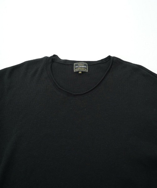 EGO TRIPPING(エゴトリッピング)の「mlt5727-WOOL THERMAL-TEE print ウールサーマルカットソー(666710)(Tシャツ/カットソー・メンズ・ブラック/チャコール/オリーブ・48/46)」の20枚目の写真