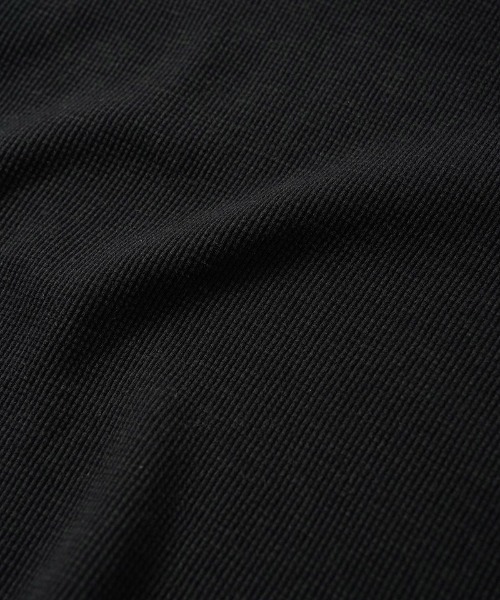 EGO TRIPPING(エゴトリッピング)の「mlt5727-WOOL THERMAL-TEE print ウールサーマルカットソー(666710)(Tシャツ/カットソー・メンズ・ブラック/チャコール/オリーブ・48/46)」の4枚目の写真