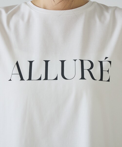 abahouse mavie(アバハウスマヴィ)の「ワイドロゴT(Tシャツ/カットソー・レディース・ベージュ/ホワイト/チャコールグレー・フリー)」の21枚目の写真
